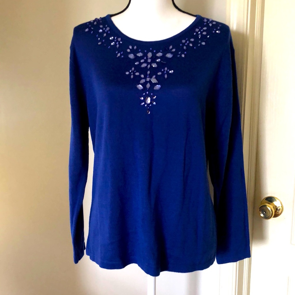 Royal Blue Sweater - Large